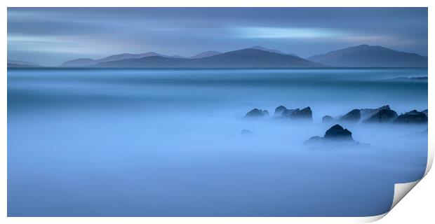 The Blue Hour - Outer Hebrides Print by Phil Durkin DPAGB BPE4