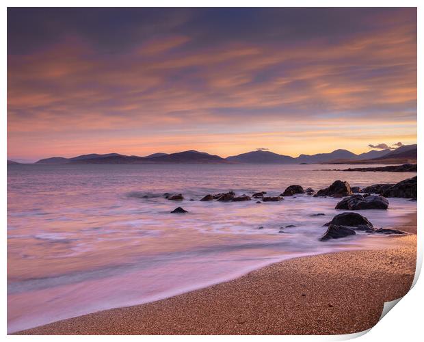 Isle Of Harris & Lewis Sunrise Print by Phil Durkin DPAGB BPE4