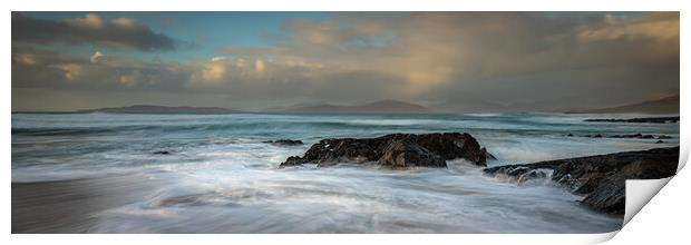 Harris And Lewis Panoramic - The Small Beach Print by Phil Durkin DPAGB BPE4