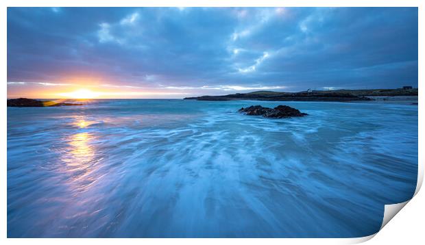 Coastal Blue Hour In The Scottish Highlands Print by Phil Durkin DPAGB BPE4