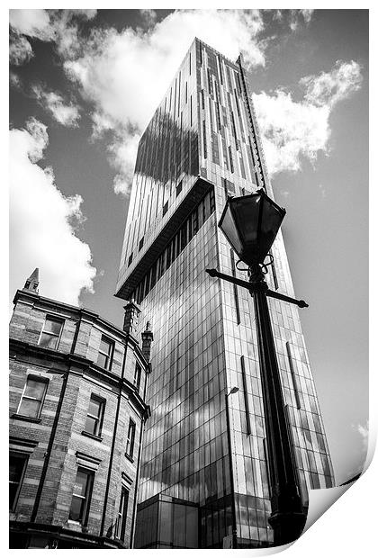  Beetham Tower, Manchester Print by Rachel-Avalon .