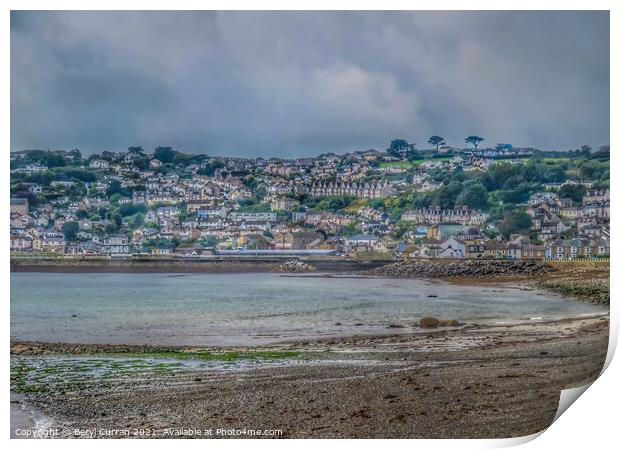 Newlyn from Penzance  Print by Beryl Curran