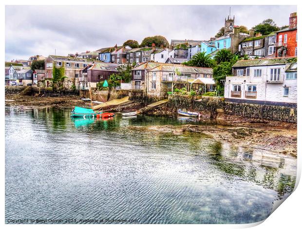 Falmouth harbour  Print by Beryl Curran
