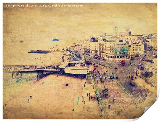 Captivating Views of Brighton Print by Beryl Curran