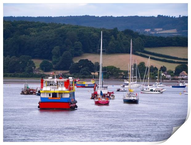 Discovering the Nautical Charm of Exmouth Print by Beryl Curran