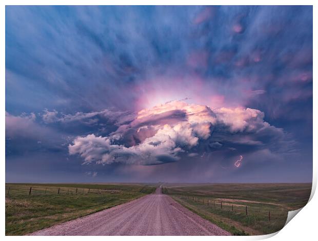 Death of a Supercell Print by John Finney