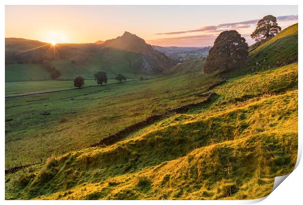 Parkhouse Hill sunrise Print by John Finney