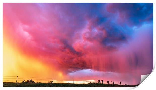 Thunderstorm Spectrum Print by John Finney