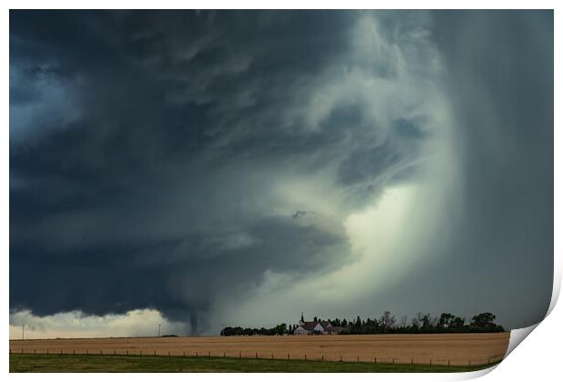 Kansas Tornado Print by John Finney