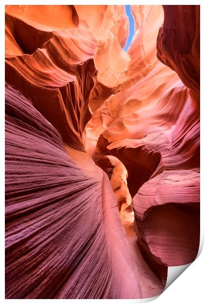 Secret Canyon, Arizona.  Print by John Finney