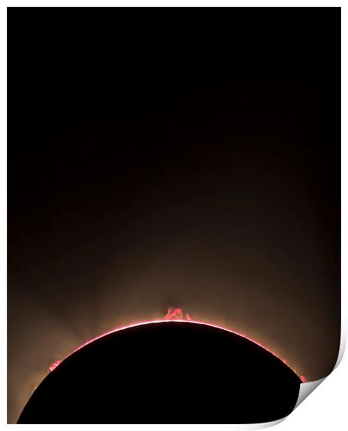 Total Eclipse Plasma  Print by John Finney