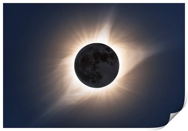 Totality in HDR Print by John Finney