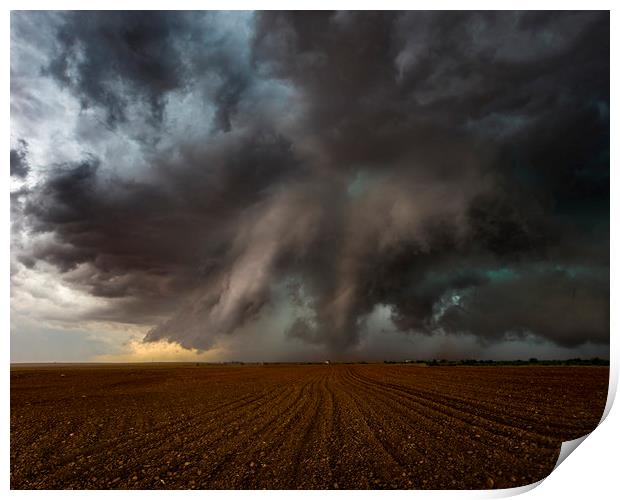 Tornado near Patricia, TX  Print by John Finney