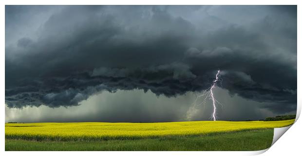 The Saskatoon Storm  Print by John Finney