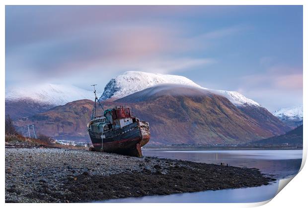 Ben Nevis Shipwreck Print by John Finney