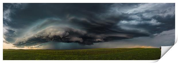 Four Corners Supercell, WY.  Print by John Finney