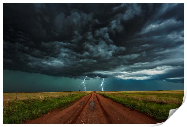 Colorado Lightning Storm Print by John Finney