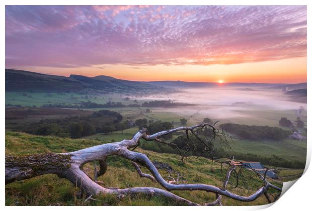 Hope Valley at its best Print by John Finney