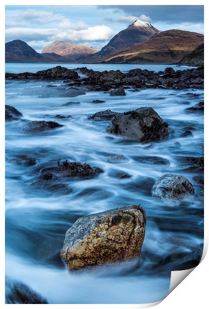 Elgol to The Cullins Print by John Finney