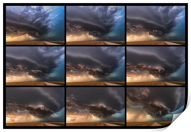 Supercell Sequence Print by John Finney
