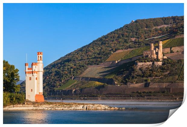 THE RHINE 02 Print by Tom Uhlenberg