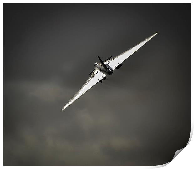  Vulcan Bomber Take off. Print by David Paterson