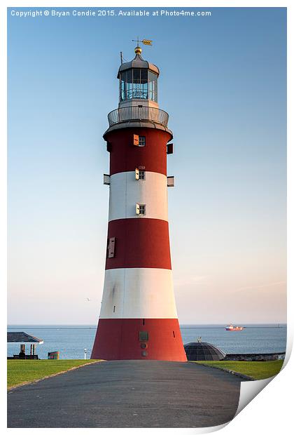  The Lighthouse Print by Bryan Condie