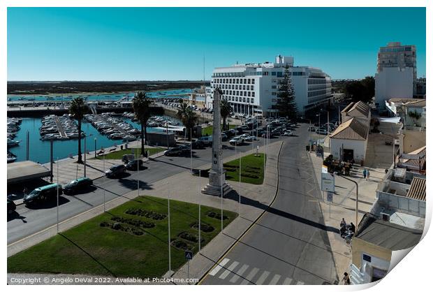 Downtown Faro Overview  Print by Angelo DeVal