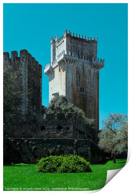 Beja Castle from Outside Print by Angelo DeVal
