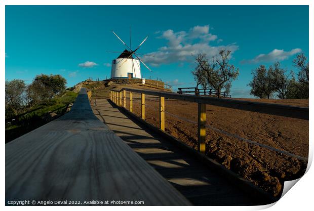 Maralhas Windmill Print by Angelo DeVal