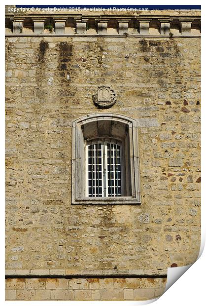 Detail of Faro main church tower  Print by Angelo DeVal