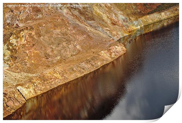 The Abandoned Mines Tranquil Reflections Print by Angelo DeVal