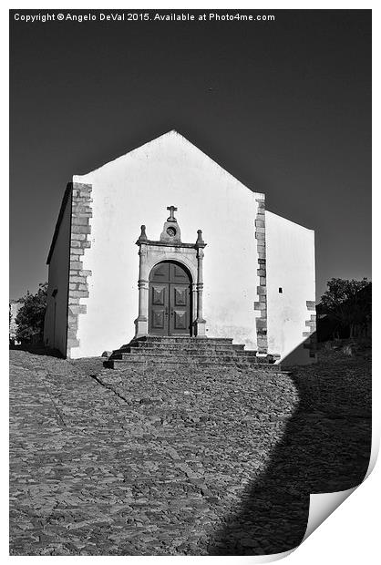 Church of Misericordia in Monochrome  Print by Angelo DeVal