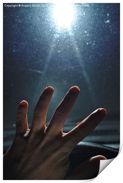 Abducted - Paranormal UFO Theme Print by Angelo DeVal