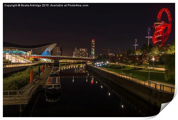 Olympic park Print by Beata Aldridge