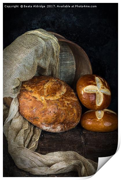 Bread Print by Beata Aldridge