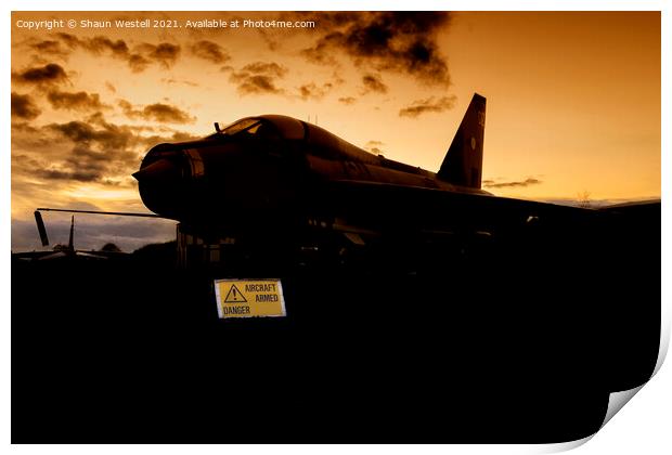 Aircraft Armed Print by Shaun Westell