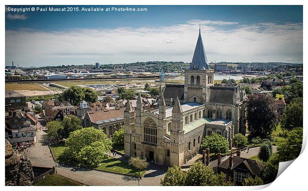  Rochester Cathedral  Print by Paul Muscat