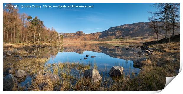 Blea Tarn 2 Print by John Ealing