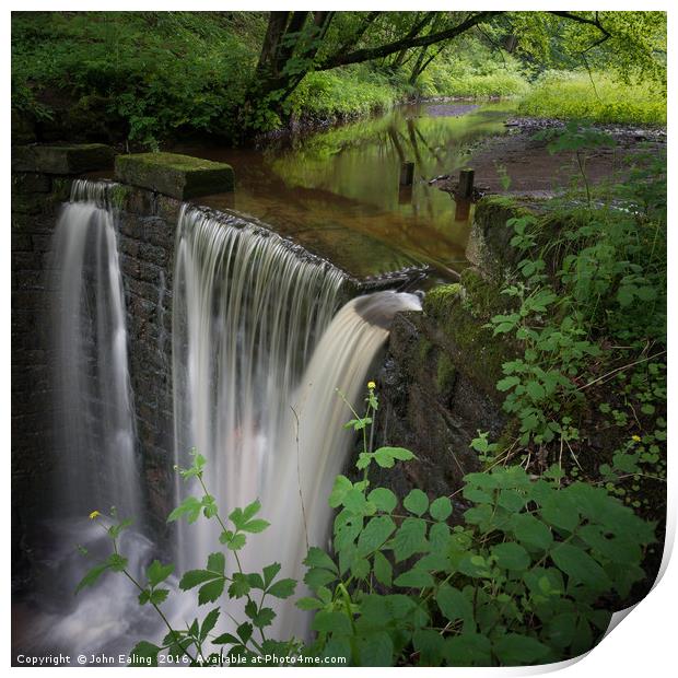 High Dam Falls Print by John Ealing