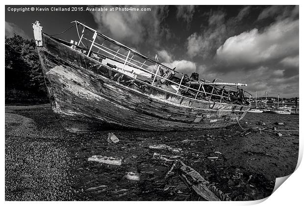  Shipwreck Print by Kevin Clelland
