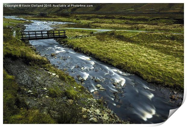 Ribblehead River Print by Kevin Clelland