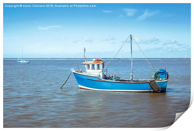  Fishing Boat Print by Kevin Clelland