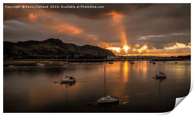 Conwy Estuary Print by Kevin Clelland