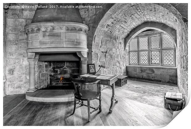 The Fire Place Print by Kevin Clelland