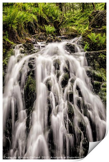 Waterfall Print by Kevin Clelland