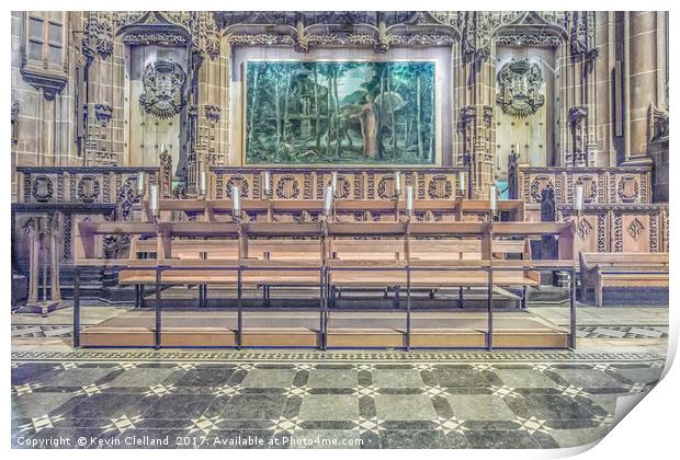 Liverpool Anglican Cathedral Print by Kevin Clelland