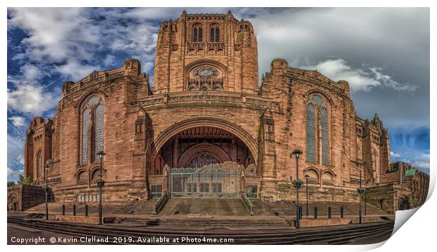 Liverpool Anglican Cathedral Print by Kevin Clelland