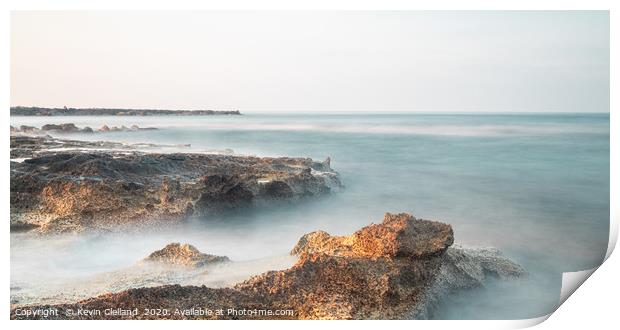 Paphos sea view Print by Kevin Clelland