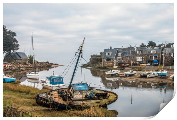 Abersoch Harbour  Print by Chris Evans